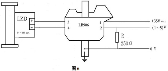 遠(yuǎn)傳轉(zhuǎn)子流量計(jì)本安防爆接線圖