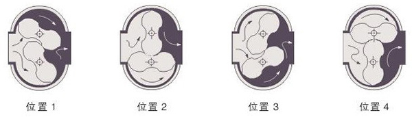 天然氣腰輪流量計(jì)工作原理圖